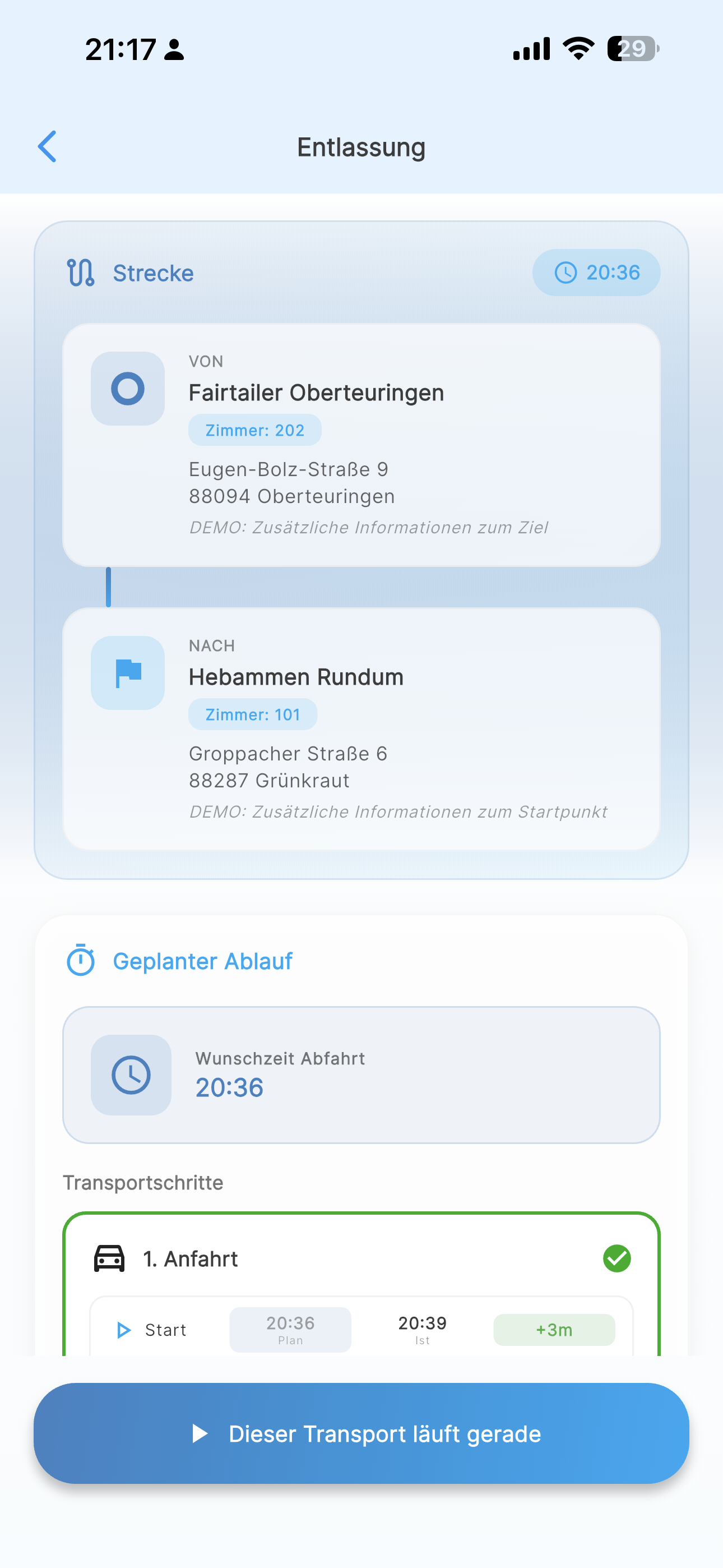 Crew App Screenshot 5 (Tagmodus)